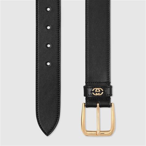 gucci square buckle brown|Belt with square buckle and Interlocking G .